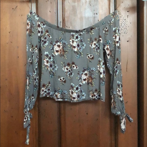 Floral crop top - Picture 1 of 2